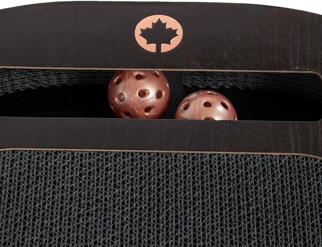 CanadianCat Company | XXL Katzenspielplatz 85 x 54 x 5,8 cm mit integrierter Kratzpappe | PlayPlate