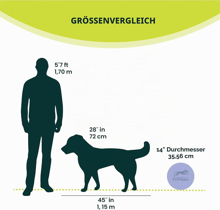 Fitpaws Balance-Disc für Hunde, 14", Violett