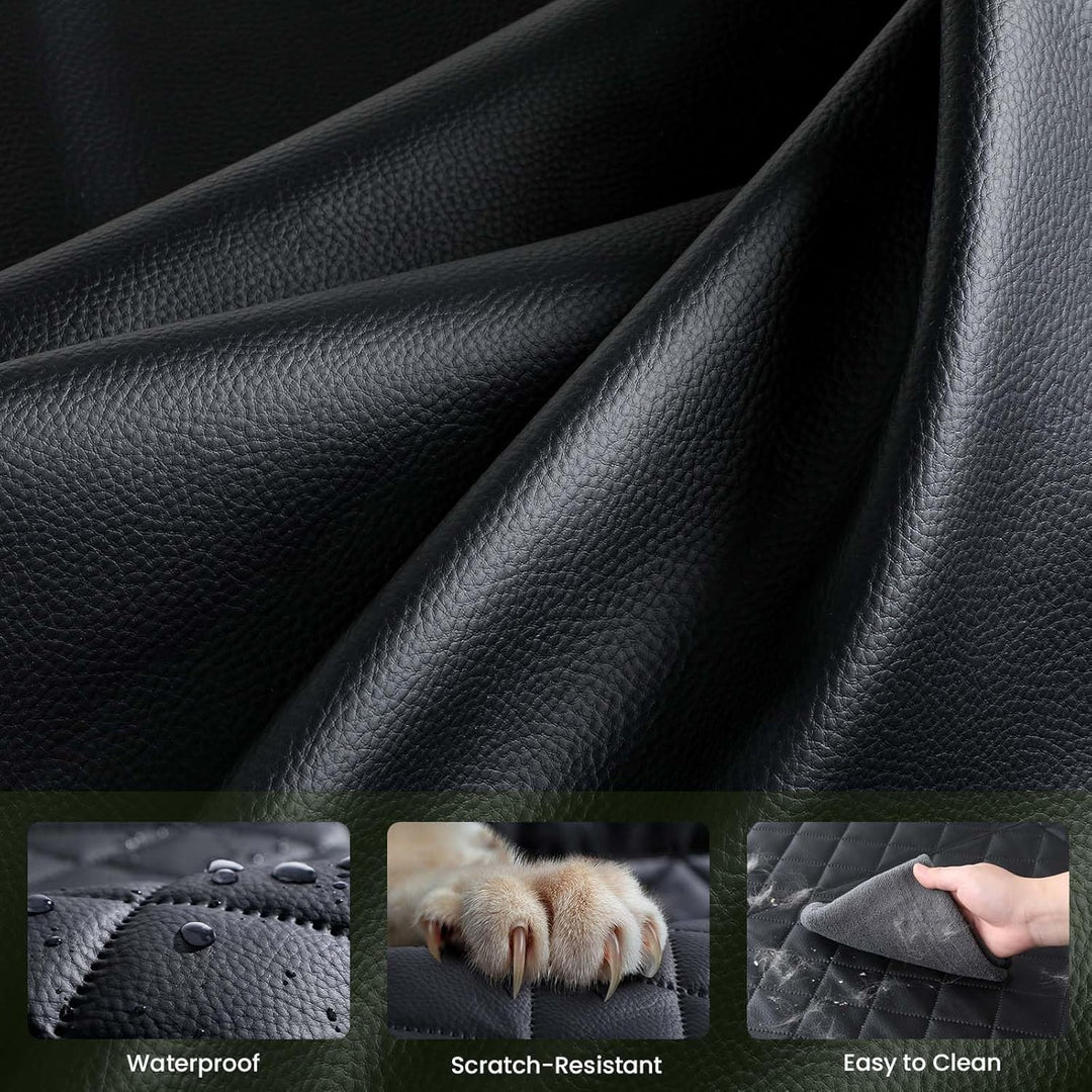 pecute Hundedecke Auto Rückbank mit Harter Unterseite 133 * 62 cm,2025 Verbesserte Materia, 3-in-1 S