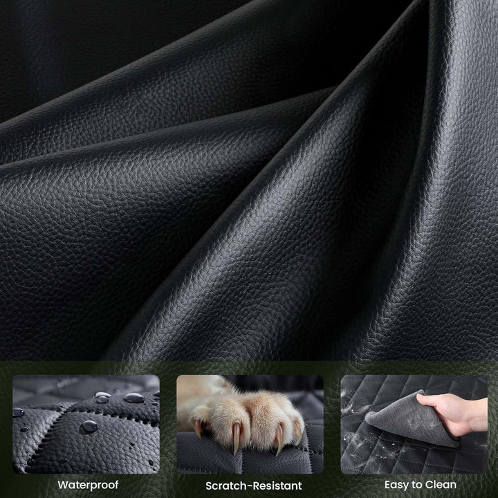 pecute Hundedecke Auto Rückbank mit Harter Unterseite 133 * 62 cm,2025 Verbesserte Materia, 3-in-1 S