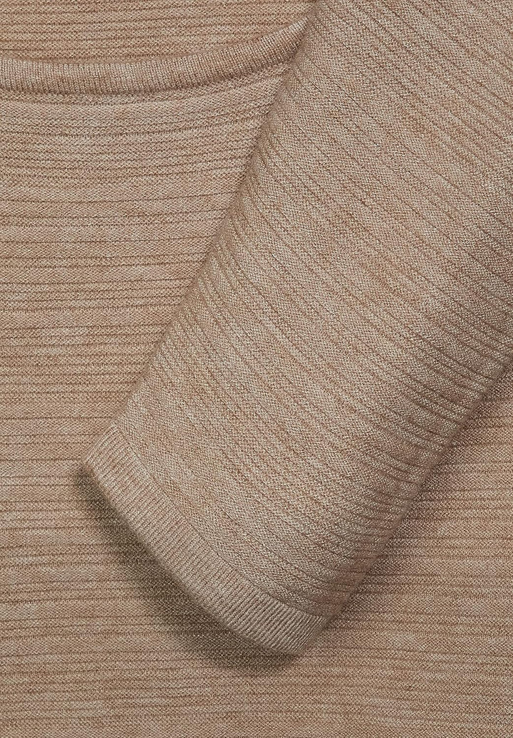 Street One Damen A302025 Strickpullover (1er Pack) 40 Buff Sand Melange, 40 Buff Sand Melange