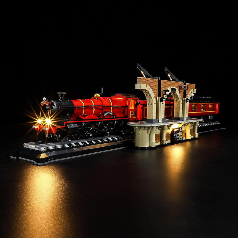 GEAMENT LED Licht-Set Kompatibel mit Lego Harry Potter Hogwarts Express - Beleuchtungsset für 76405