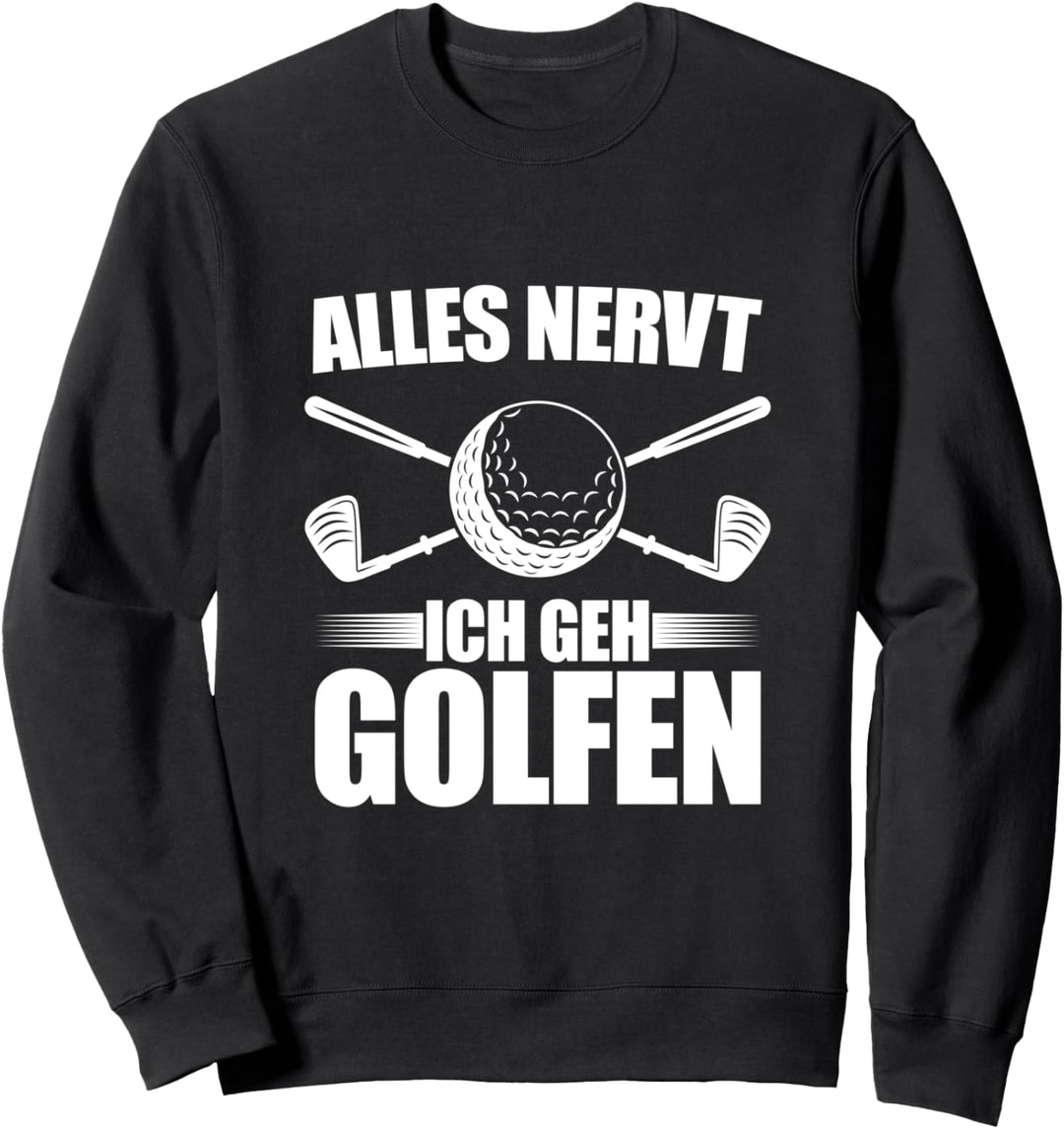 Golf Golfball Golfsport Golfer Golfspieler Sweatshirt