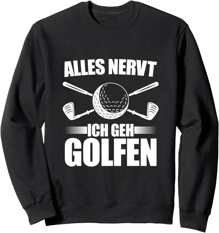 Golf Golfball Golfsport Golfer Golfspieler Sweatshirt