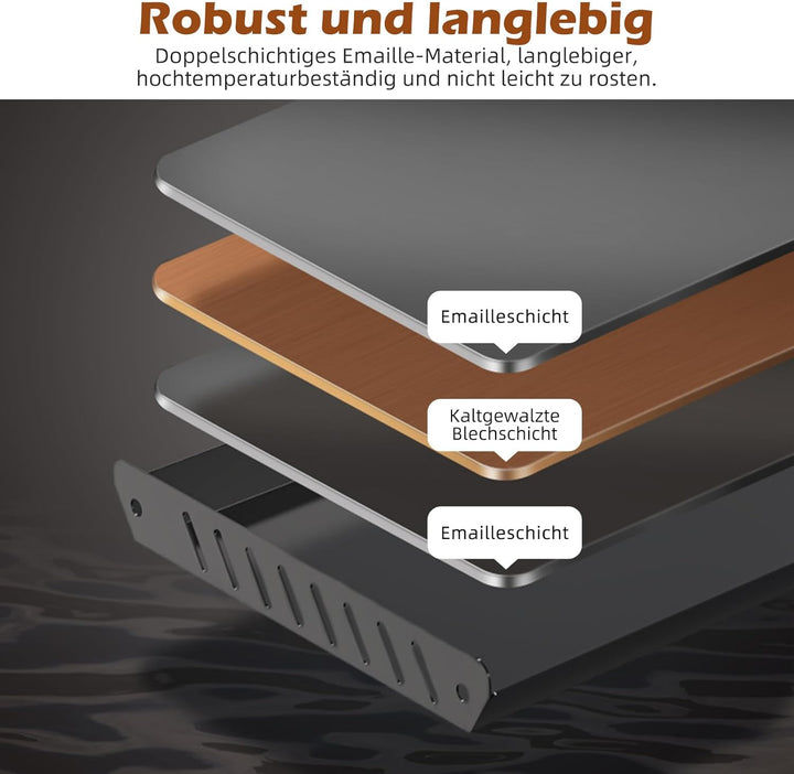 Naturehike Holzkohlegrill Klappgrill 50.2 x 32.8 x 33.5 cm Laptopgrill Portabel Mobil Campinggrill T