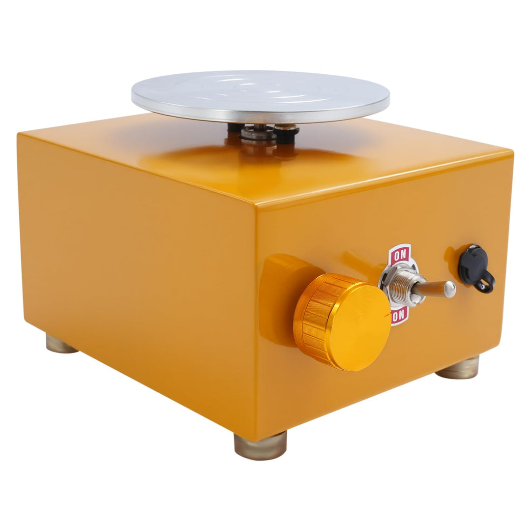 Mini Elektrisch Töpferscheibe, 2000RPM Elektrische Töpferscheibe Maschine, mit Leiser 24W Motor und