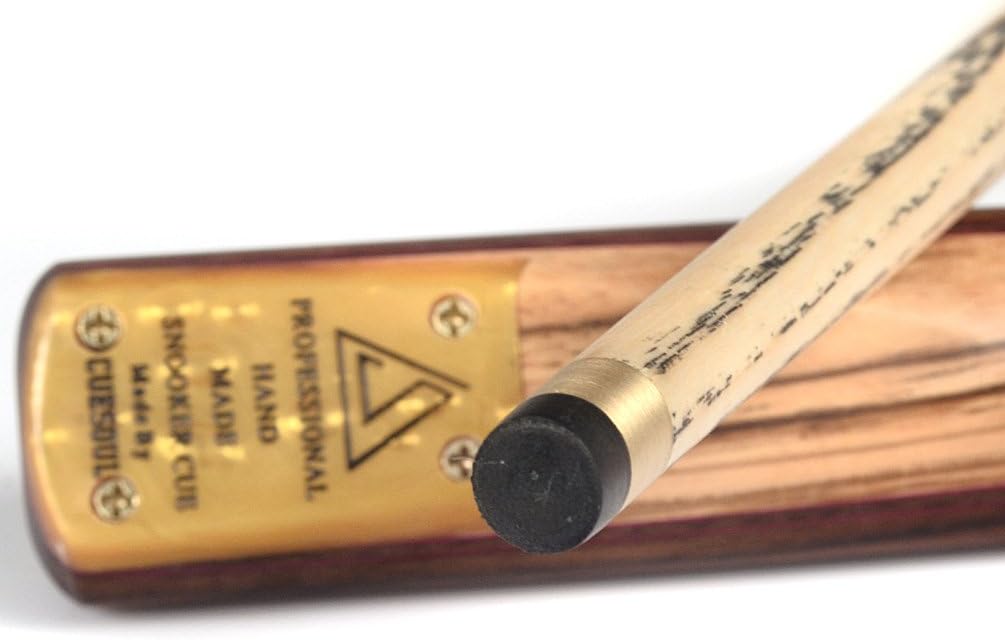 CUESOUL 57 Zoll Walnut 3/4 Stück Snooker Cue-18 Unzen D302 ohne Queue-Tasche, D302 ohne Queue-Tasche