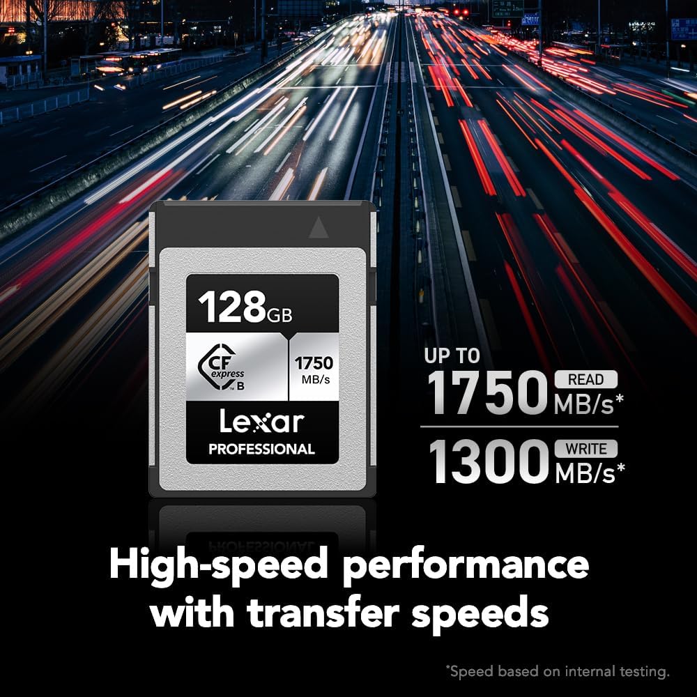 Karta Lexar Professional Silver CFexpress 128 GB (LCXEXSL128G-RNENG), 128 GB