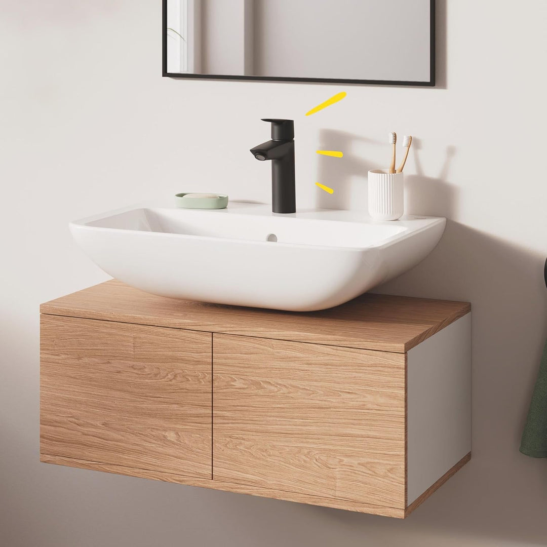 GROHE Start - Waschtischarmatur (wassersparend, M- Size, inkl. Einbauwerkzeug, flexibler Anschluss);