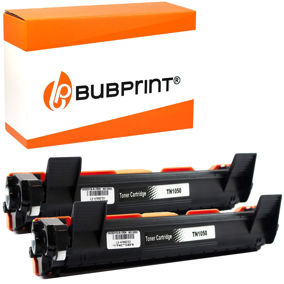 Bubprint TN 1050 2 Toner kompatibel als Ersatz für Brother TN-1050 TN1050 für HL-1110 MFC-1910W DCP-