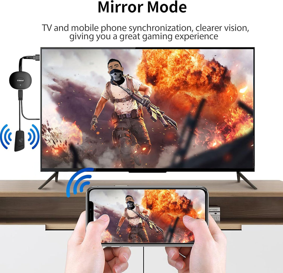 Wireless HDMI Dongle 4K, Display Adapter HDMI Screen Mirroring Display WiFi HDMI Adapter Connector U