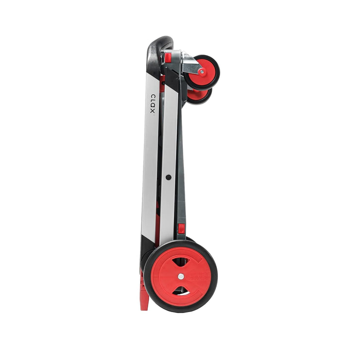 CLAX® Transport-Klappmobil (red Edition) | Plattformwagen | Lager Wagen | Shopping Trolly | inklusiv