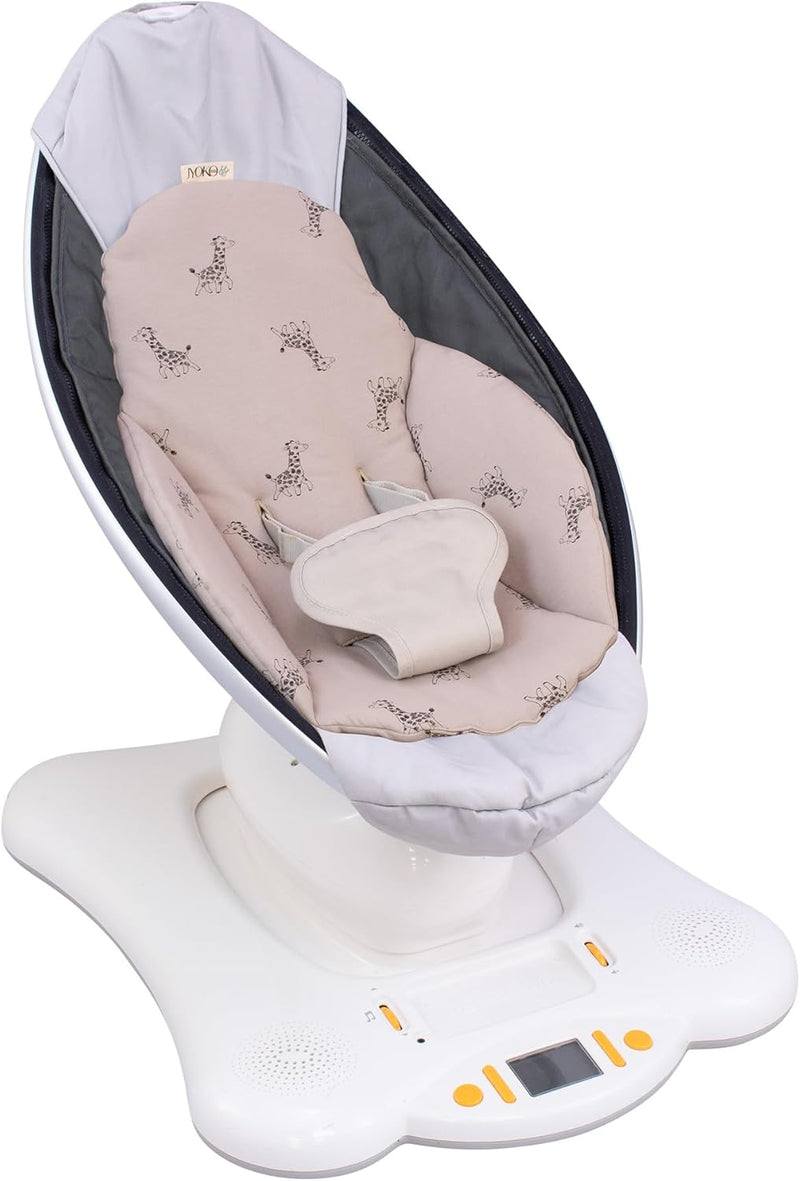 JYOKO Kids Sitzverkleinerer Kissen für Babywippe Hängematte, aus Baumwolle kompatibel mit Mamaroo 4m