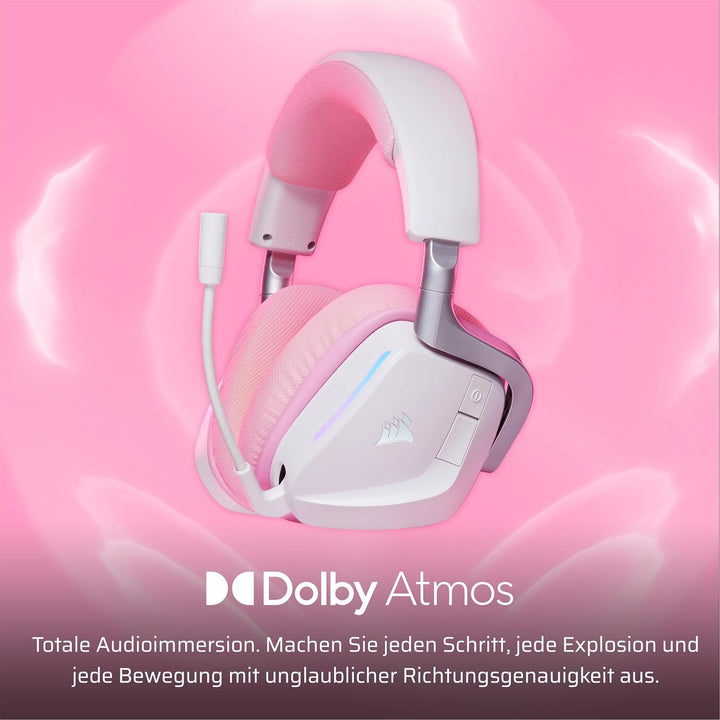 Corsair Void v2 Wireless Gaming-Headset mit Bluetooth für PC, PS5, PS4, Switch & Mobil – Dolby Atmos
