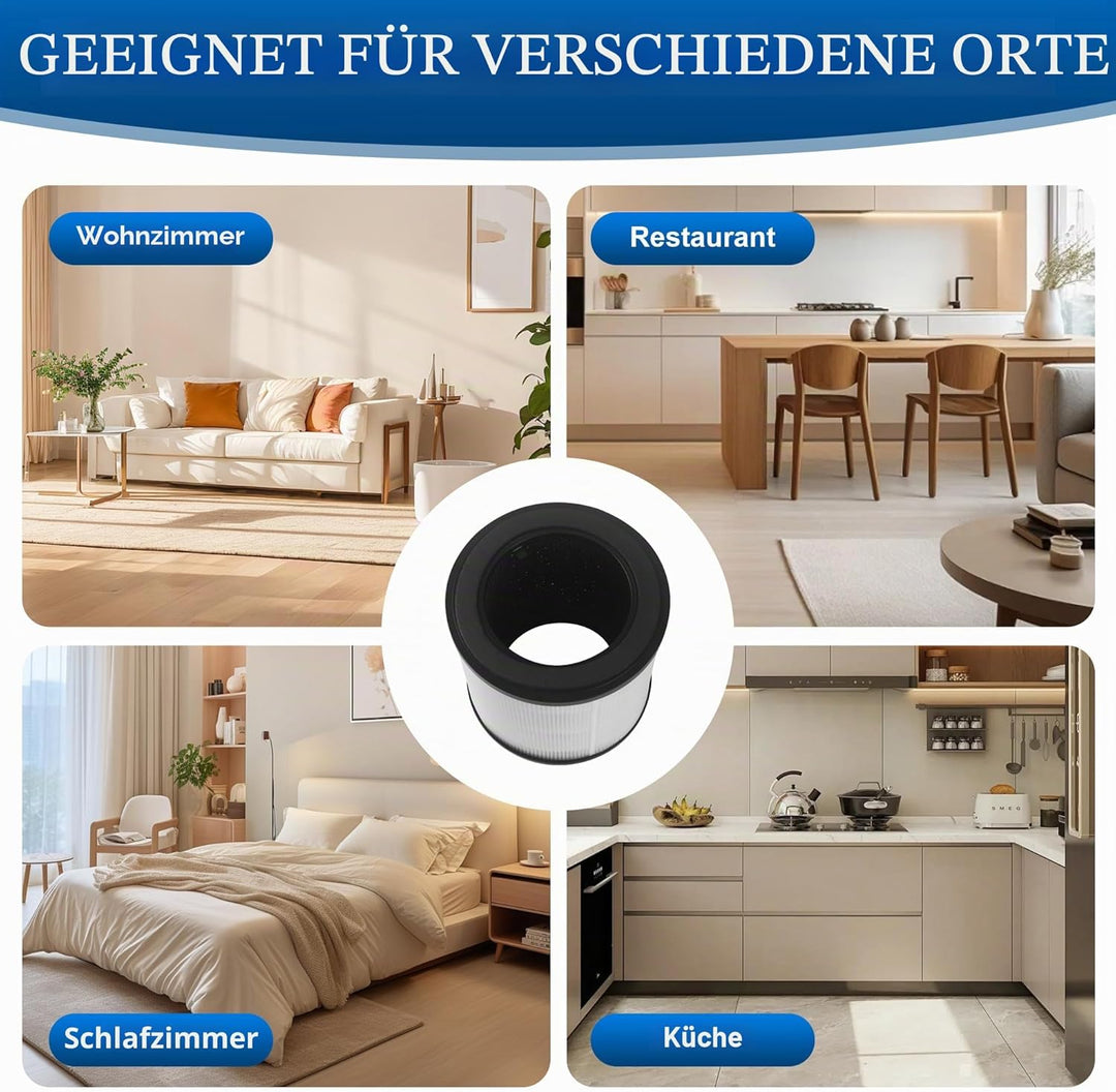 2 pcs HEPA Filter, Für Philips Luftreiniger Filter, Für Philips Luftreiniger 800 Serie AC0830/10、AC0
