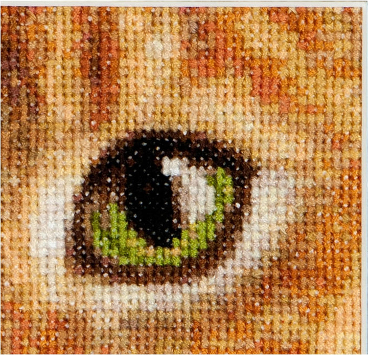 Thea Gouverneur - Kreuzstich-Set - Katzen Tijer + Kitty - Aida - 16 Count - Für Erwachsene - 540A, K