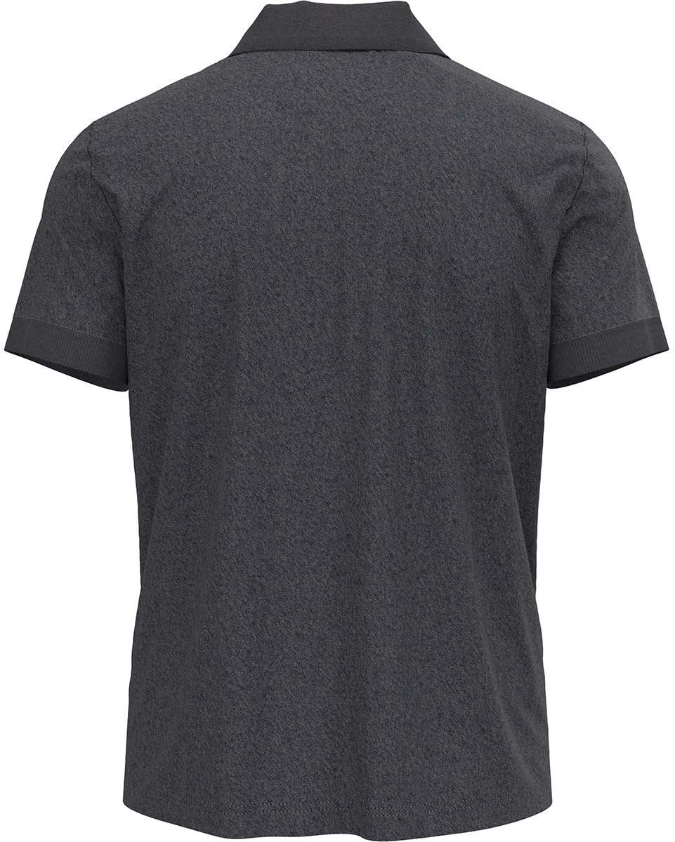Odlo Herren Nikko_550312 Kurzarm Polo Shirt XL Odlo Graphite Grey Melange, XL Odlo Graphite Grey Mel