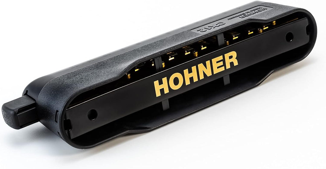 HOHNER Mundharmonika, CX-12, Black, A