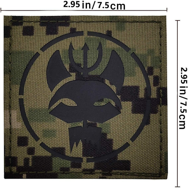 Siegel Team DEVGRU Dreizack Katzenkopf IR Infrarot reflektierende Patch, anpassbare personalisierte