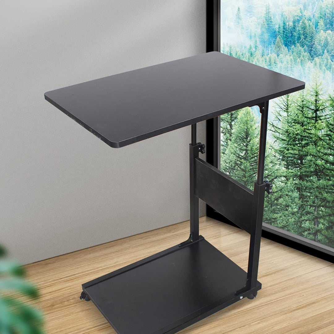 Beistelltisch Tisch mit Rollen Betttisch Höhenverstellbar 55-80 cm Schreibtisch Computertisch Sofati