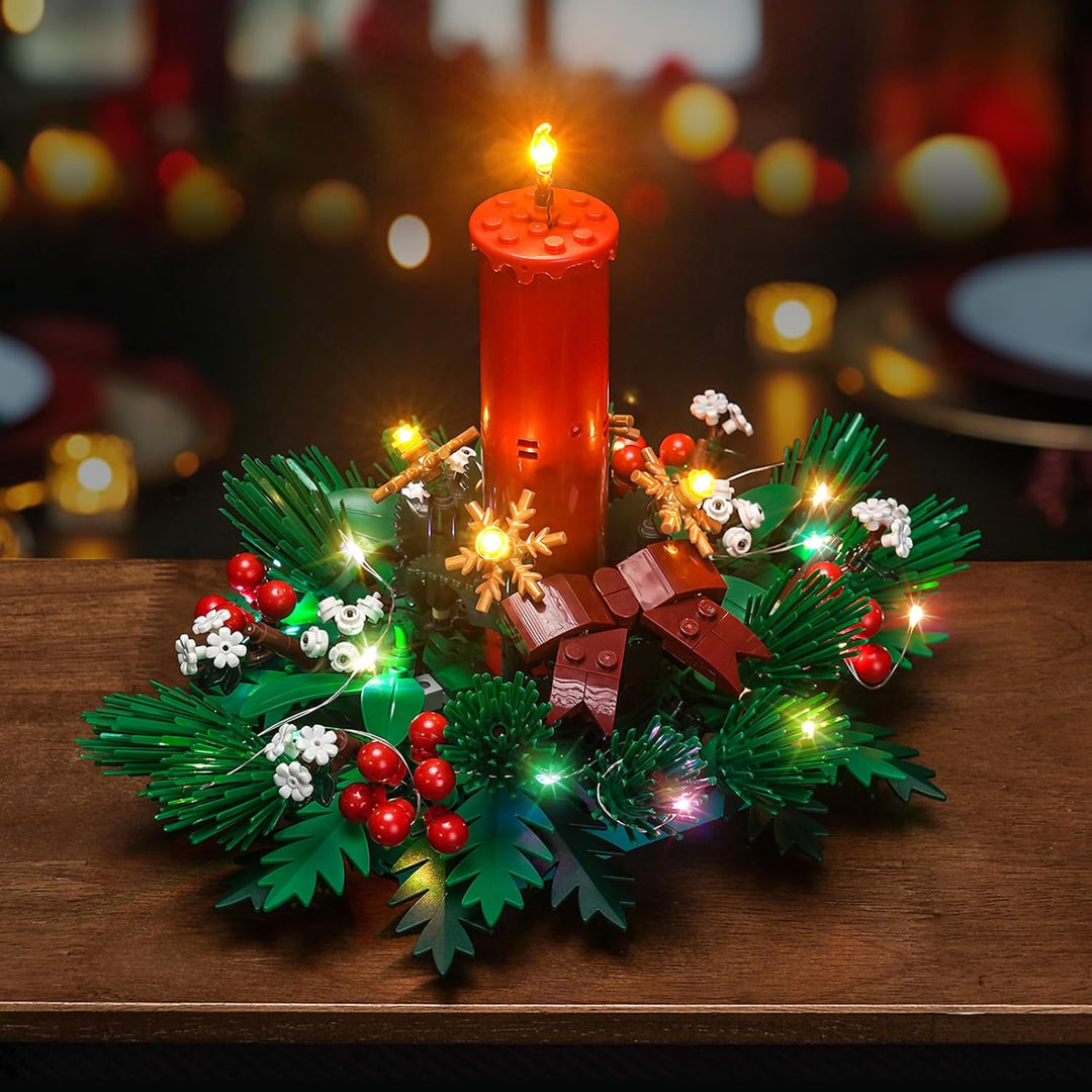 Led Licht Set Kompatibel mit Lego Christmas Table Decoration (Kein Modell), Dekorationsbeleuchtungss