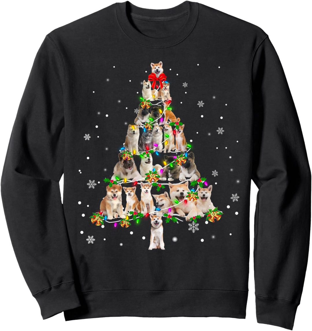 Akita Christmas Tree X-Mas Sweatshirt