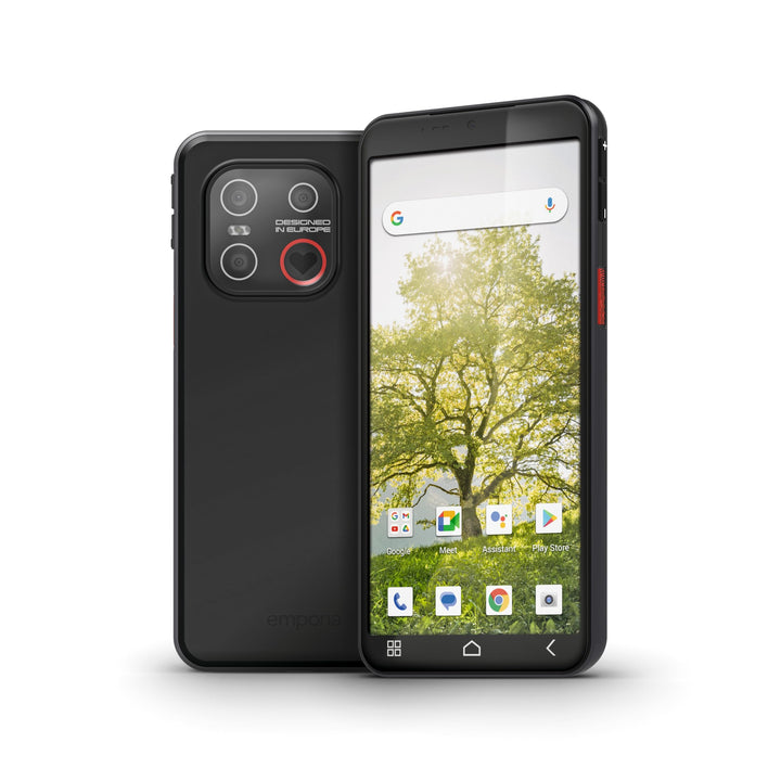 emporiaME.7 Senioren-Smartphone ohne Vertrag, Android 15 Handy mit Notruftaste, 5,45" Touchdisplay,