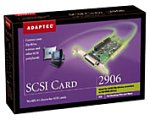 Adaptec Er 2906 10 SCSI PCI 1 CH Man Keine Kabel Win und Mac, Keine BIOS