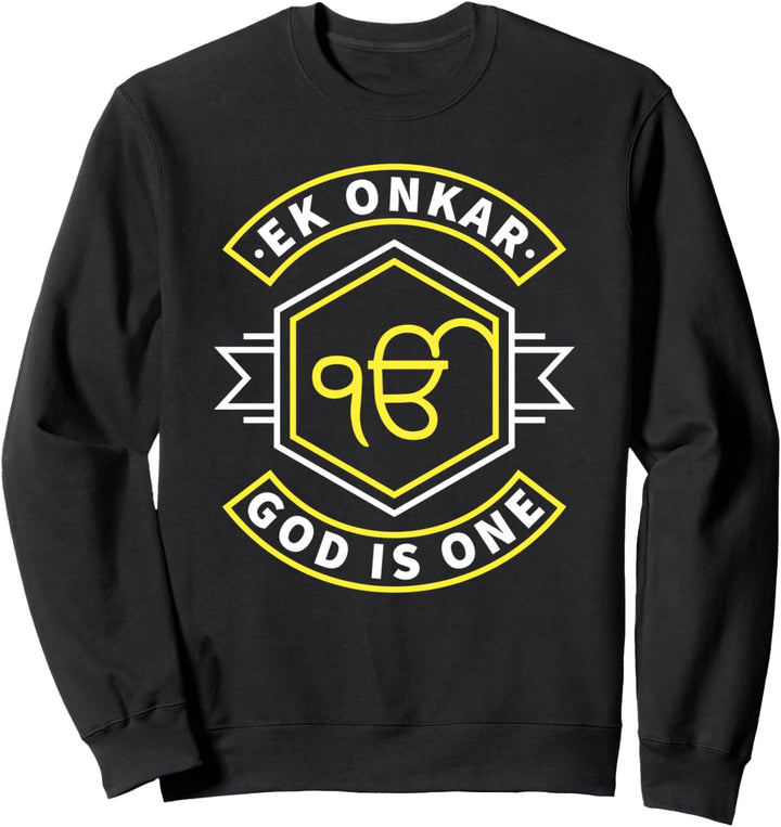 Sikh Punjabi God is One Ek Onkar-Sikhismus Sweatshirt