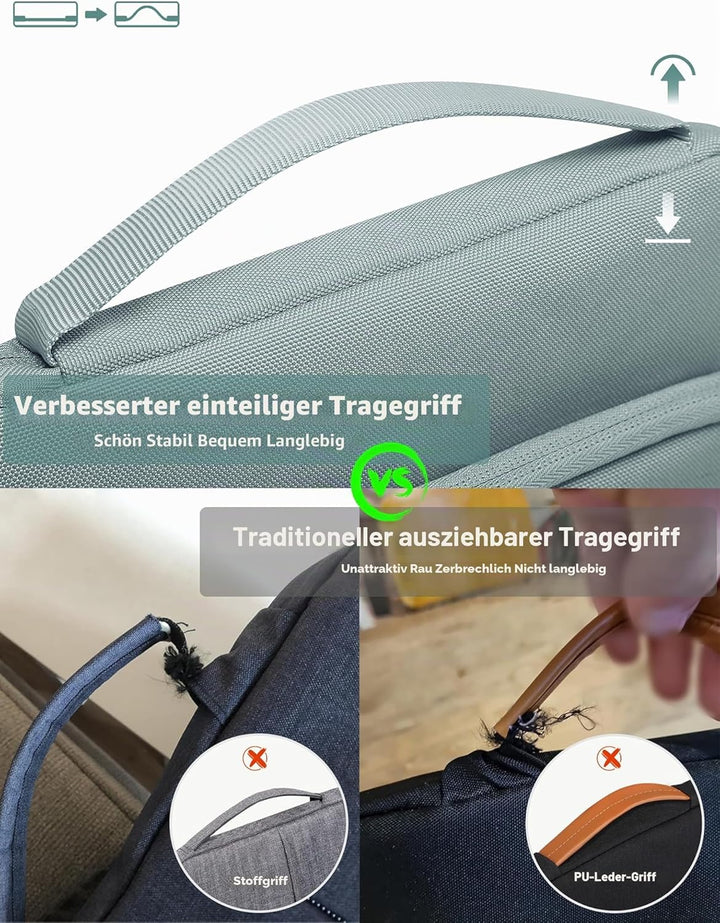 HYZUO 13,3-14 Zoll Laptoptasche Hülle Tasche für MacBook Pro 14 M5 M4 M3 M2 M1 A3426 A3427 2026-2021