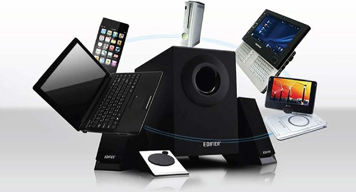 Edifier M1360 2.1 Lautsprechersystem/pc-lautsprecher mit Kabelfernbedienung