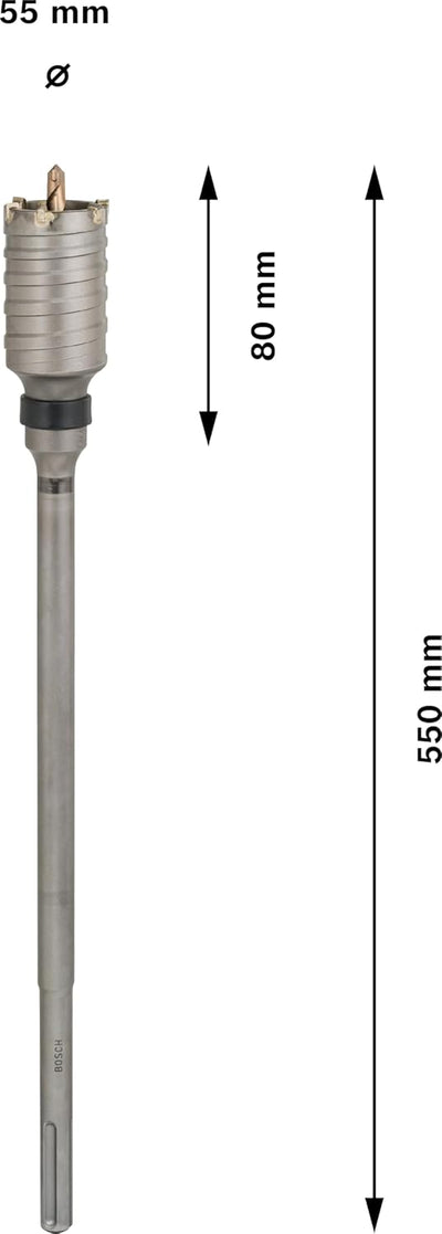 Bosch Accessories Bosch Professional Hohl-Bohrkrone SDS-max-9 Core Cutter einteilig (Ø 55 mm) 55 mm