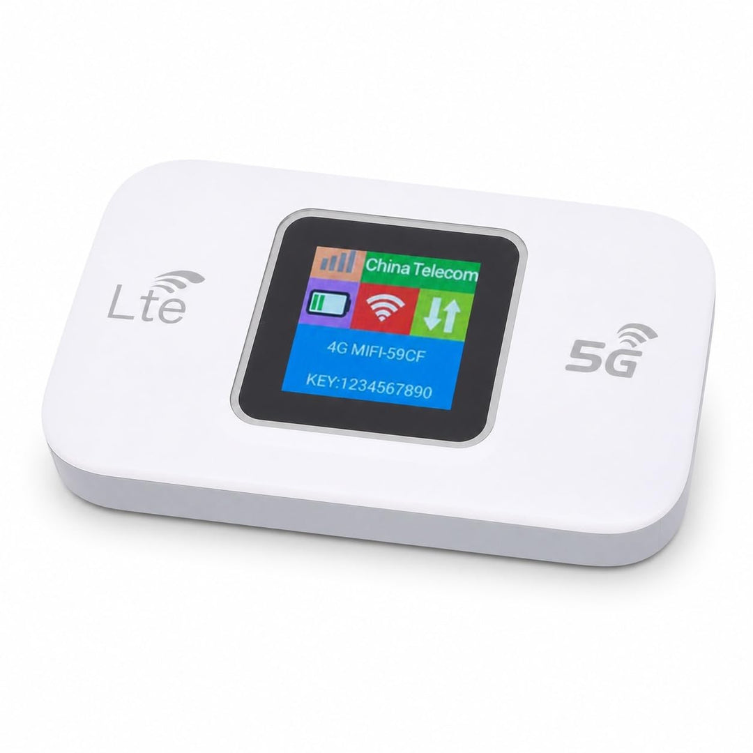 Elprico 5G LTE Mobile Hotspot, Tragbarer WiFi -Hotspot für Reisen, 10 Verbundene Geräte, Unterstützt