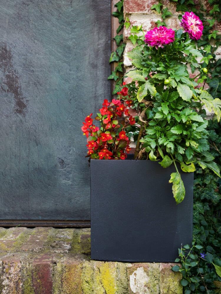 Pflanzwerk® Pflanzkübel TUB Anthrazit 30x60x30cm *Frostbeständiger Blumenkübel* *UV-Schutz* *Qualitä