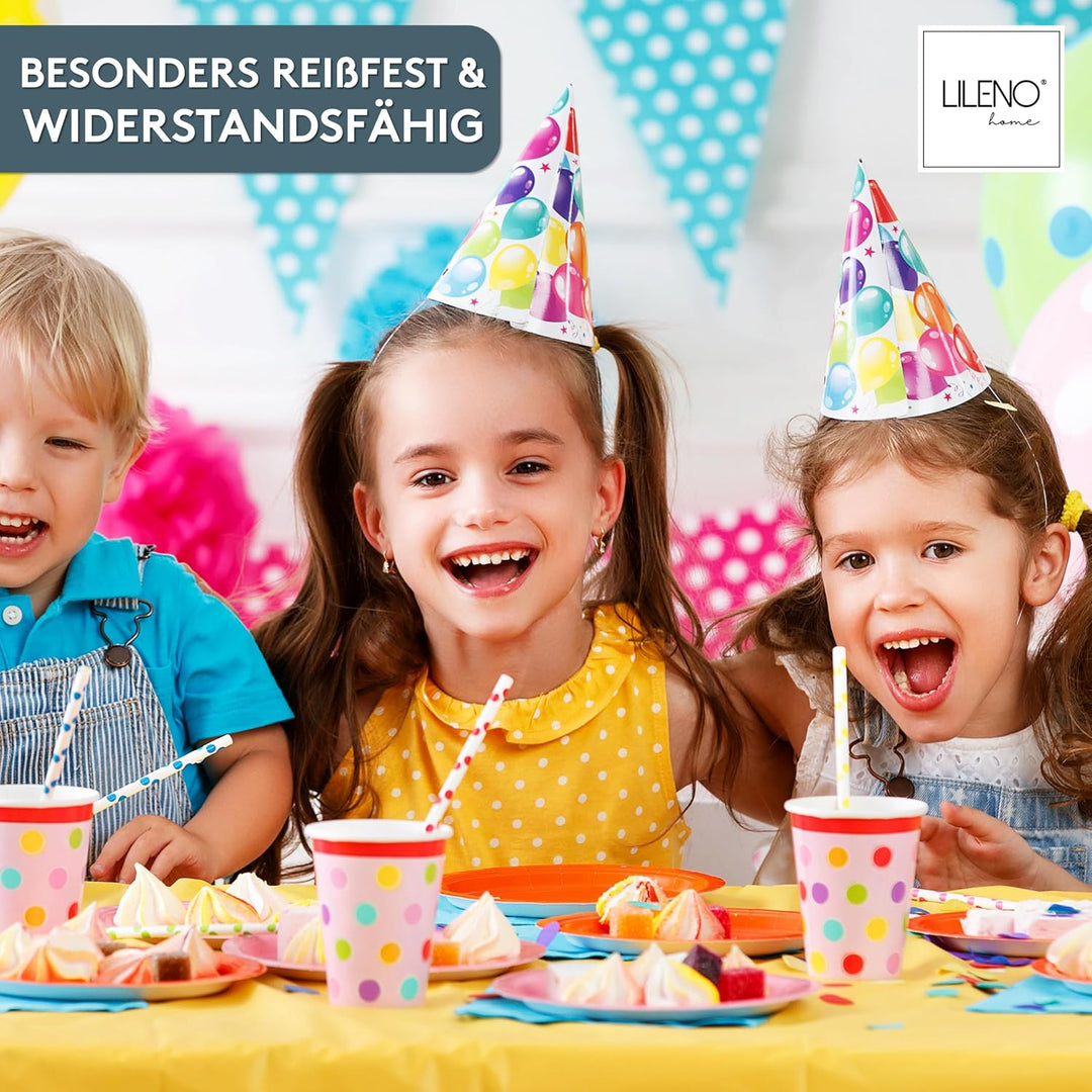 LILENO HOME Tischdeckenrolle 1,10 x 25 m - Tischdecke Schwarz aus Vlies - Stoffähnlich, abwaschbare