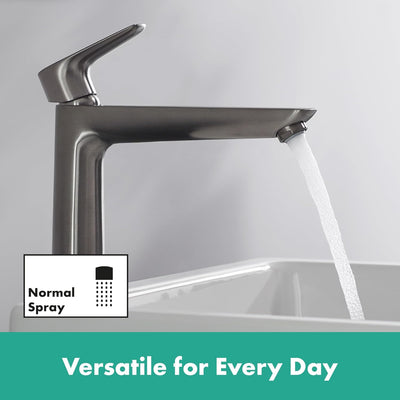 hansgrohe Wasserhahn Talis E (Armatur mit Auslauf Höhe 240 mm), Einhebel-Waschtischmischer ohne Abla