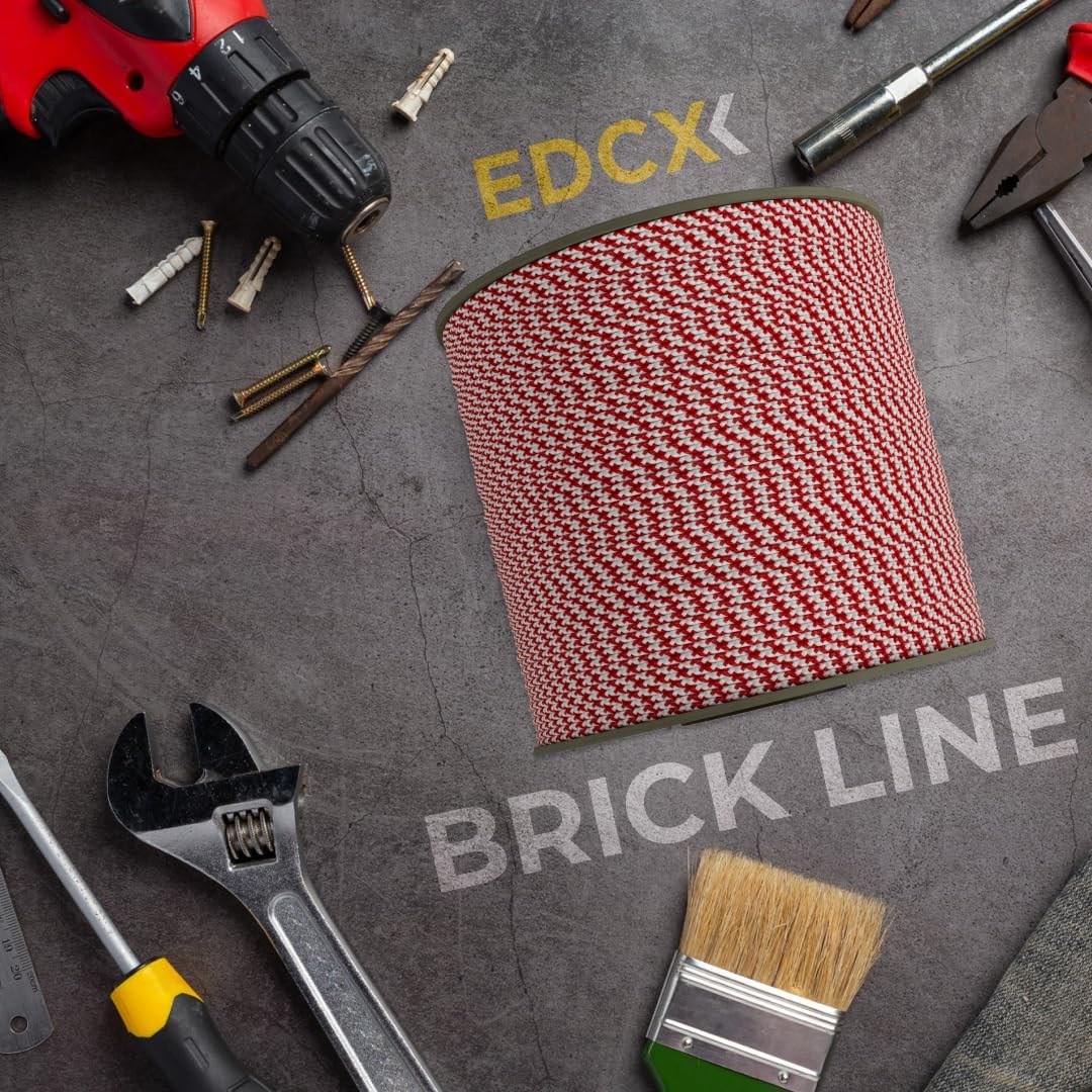 EdcX Maurerschnur ⌀1,7 mm | 50m, 100m und 300m | Nylon | Ziegellinie, Bauschnur, Gartenarbeit, Mason