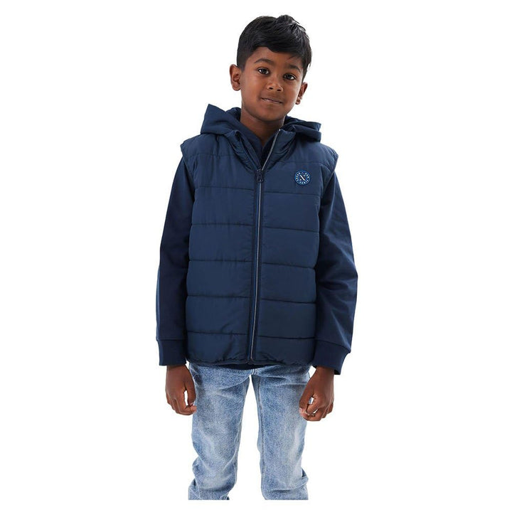 NAME IT Jungen Nkmmylane Vest Noos Pufferweste, Dark Sapphire