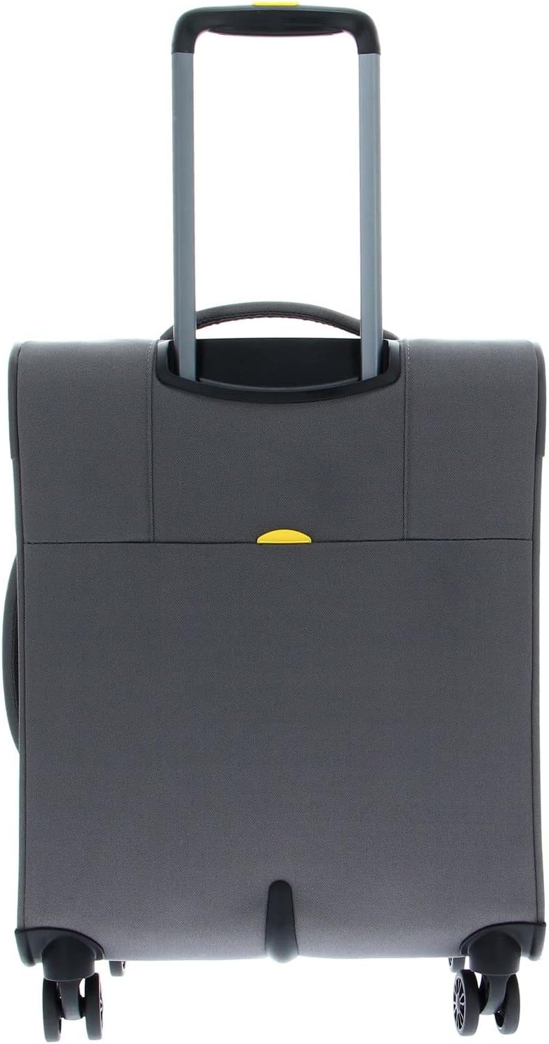 Mandarina Duck Unisex Smile & Go Trolley Cabin Steel P10jnv01 Gepäck- Koffer, Steel