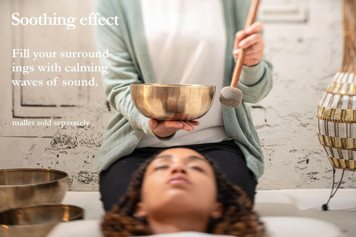 Sonic Energy Therapy Singing Bowl – 1.000g Klangschale für Sound Healing, Meditation – verstärkter R
