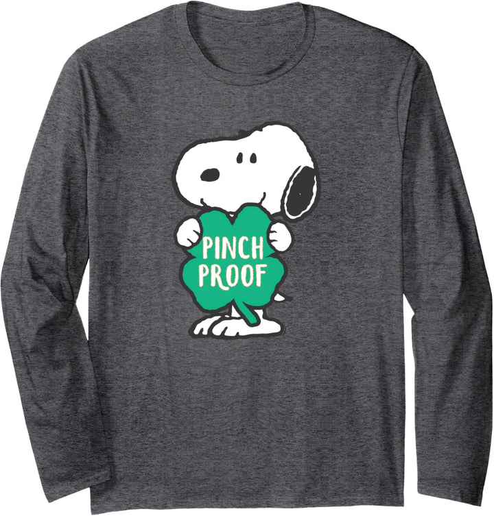 Peanuts St Patrick's Day Snoopy Quetschfest Langarmshirt