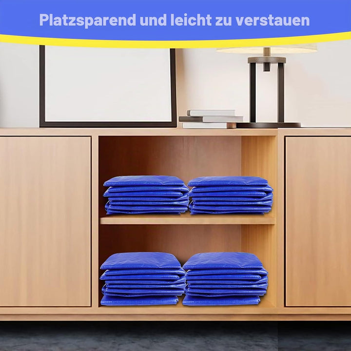 Raweao 85L Starke Umzugstaschen für Kleidung, Wasserdichte Aufbewahrungstasche Gross mit Reissversch