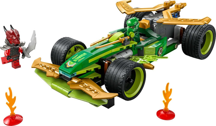 LEGO NINJAGO Lloyds Actionflitzer - Auto Bauspielzeug mit 2 Minifiguren für Rollenspiele, baubares S