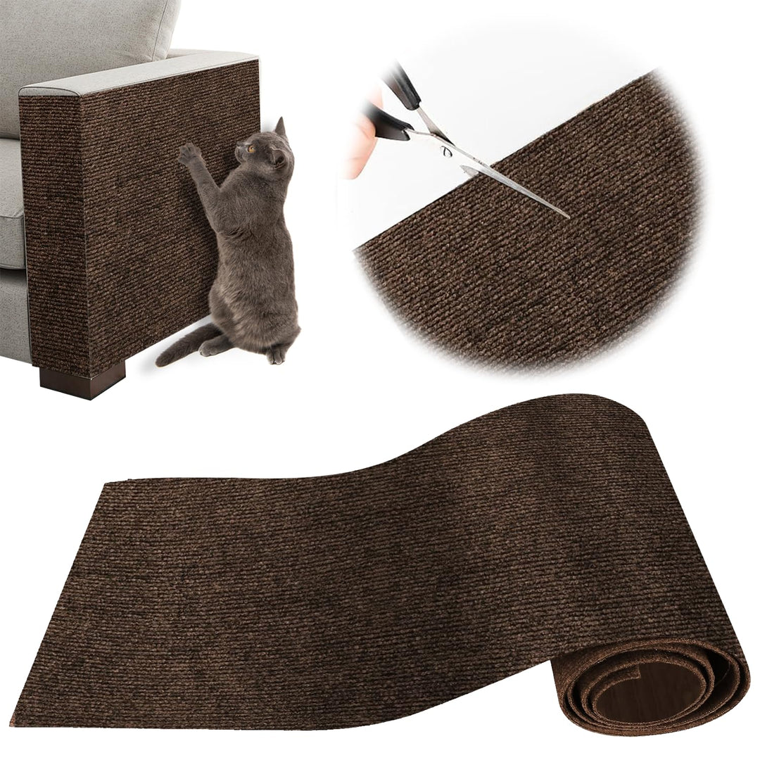 Kratzschutz Sofa Katze, Kratzmatte Selbstklebend für Sofa & Wand, Katzen Kratzbrett, Trimmbarer Schu