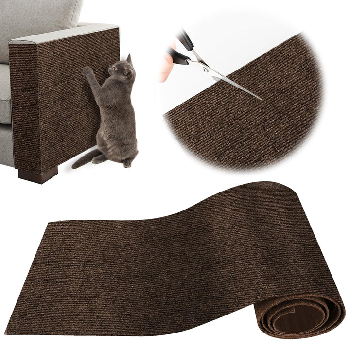 Kratzschutz Sofa Katze, Kratzmatte Selbstklebend für Sofa & Wand, Katzen Kratzbrett, Trimmbarer Schu