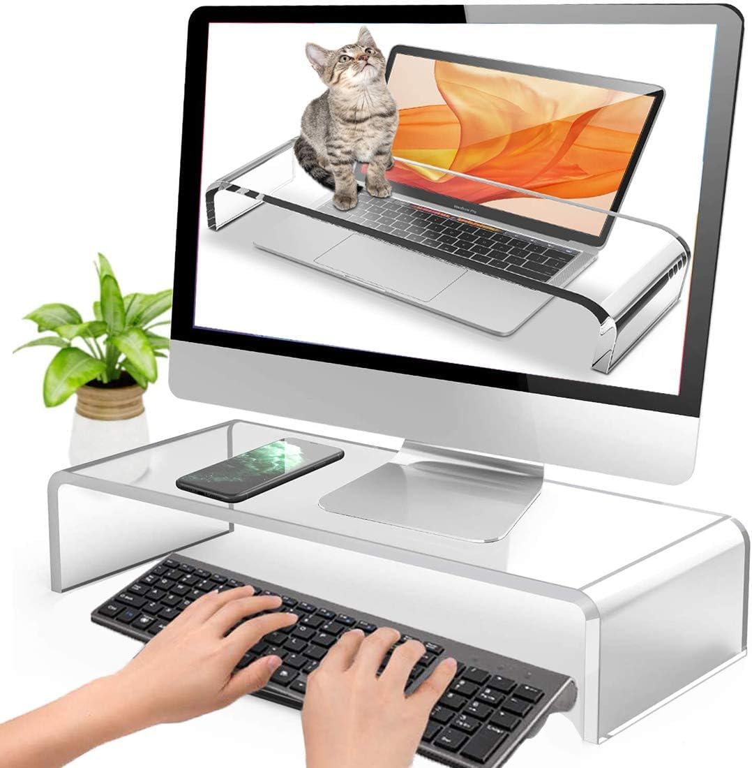 Anti-Katze Klare Acryl-Tastaturabdeckung, Verhindern Sie DASS Katzen Die Tastatur Berühren，Tastatur