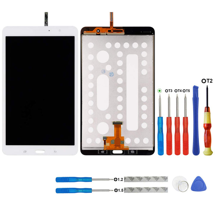 swark LCD Display Compatible with Samsung Galaxy Tab Pro T320 Weiss Touch Screen Digitizer Replaceme