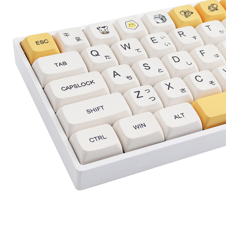 Keycaps Anime PBT Keycaps XDA Profil ANSI Layout Japanese Keycaps 137 Keys Dye-Sublimation für Cherr