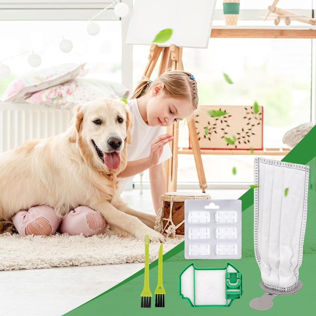 21 Stück Staubsaugerbeutel Set für Vorwerk Kobold VK7 Akku-Staubsauger, Kobold FP7 Premium Filtertüt