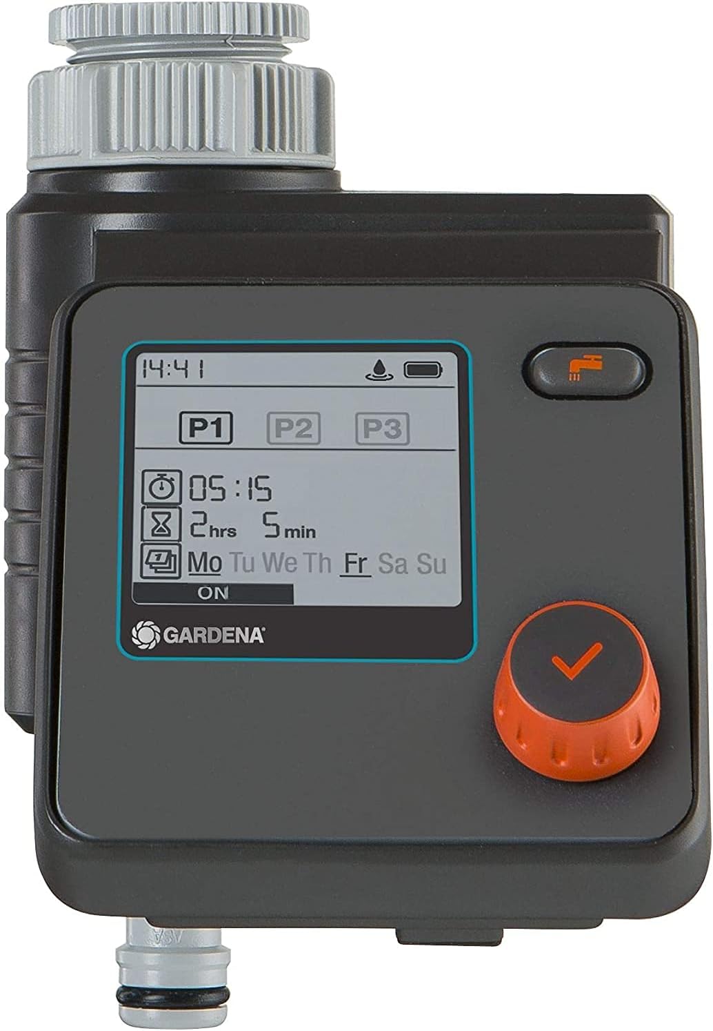 Gardena Bewässerungscomputer SelectControl: Bewässerungssteuerung, fünf Programmieroptionen, Batteri